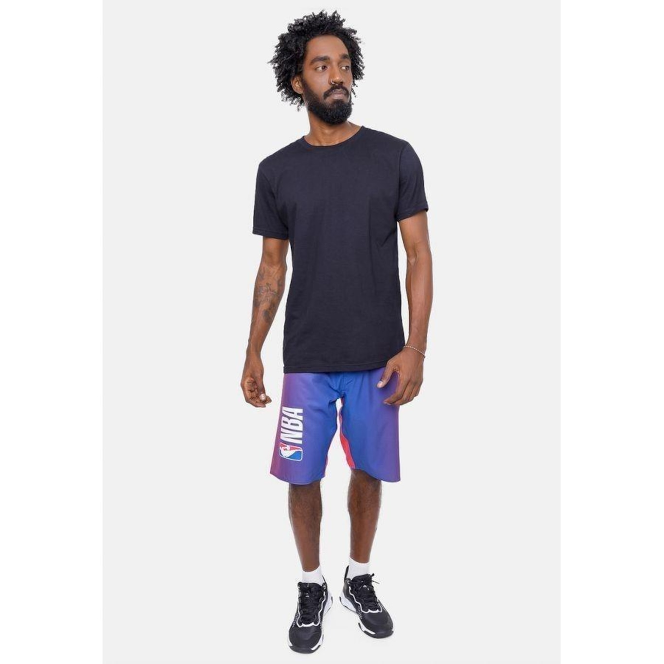 Bermuda Boardshort Nba Gradient - Masculina - Foto 2