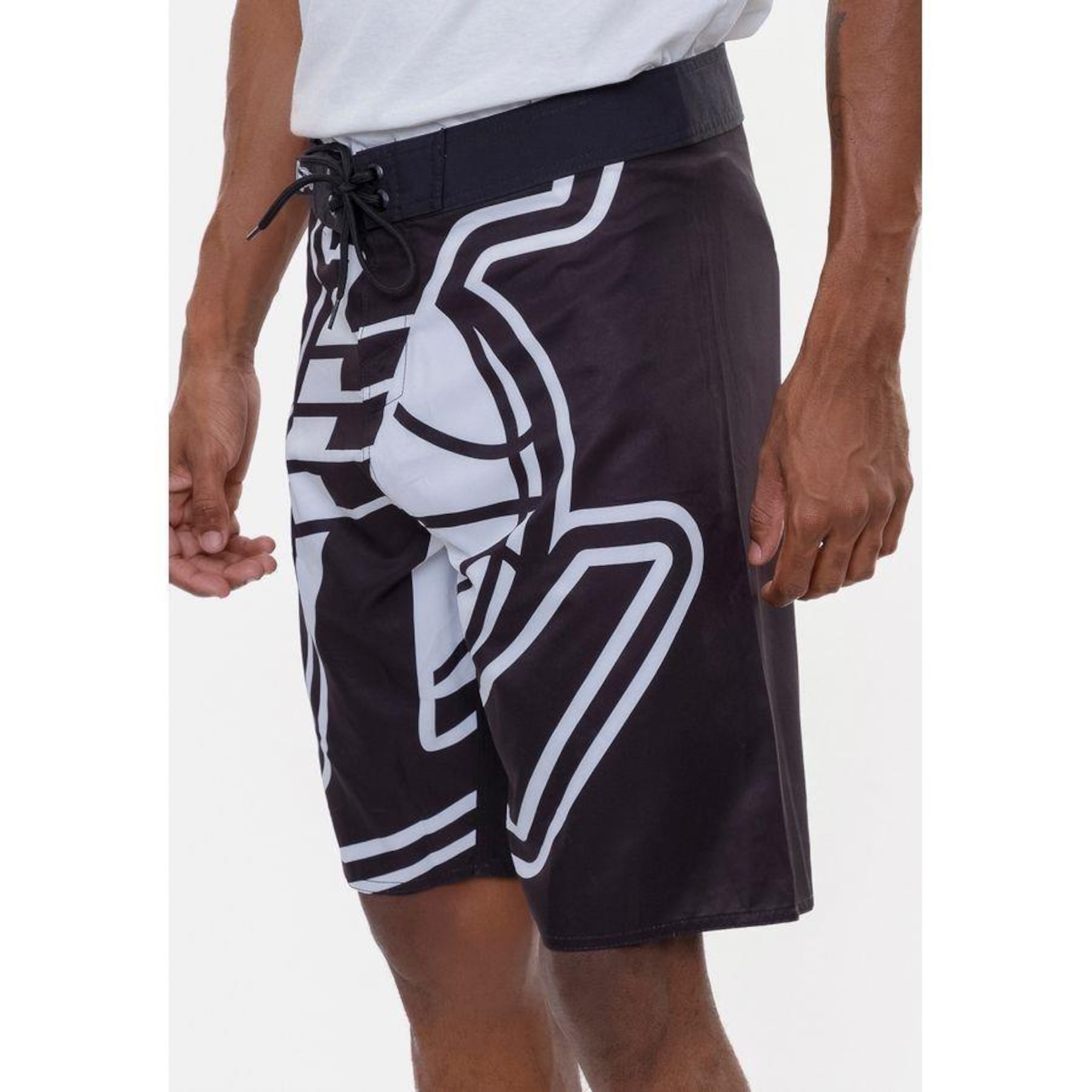 Bermuda Boardshort Nba Maxi Logo Los Angelels Lakers - Masculina - Foto 2