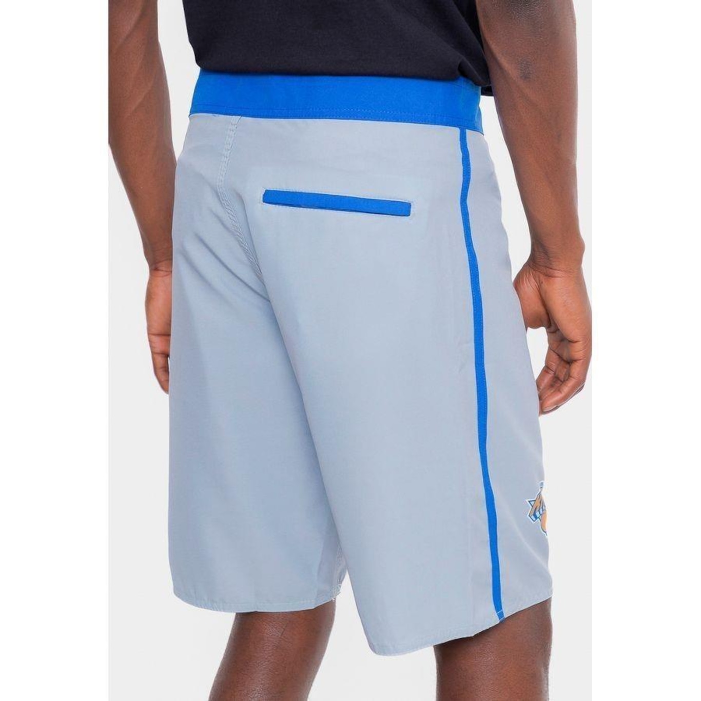 Bermuda Boardshort Nba Logo Team New York Knicks - Masculina - Foto 1