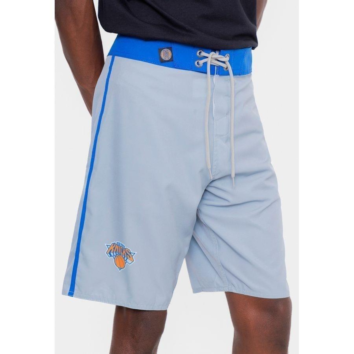 Bermuda Boardshort Nba Logo Team New York Knicks - Masculina - Foto 3