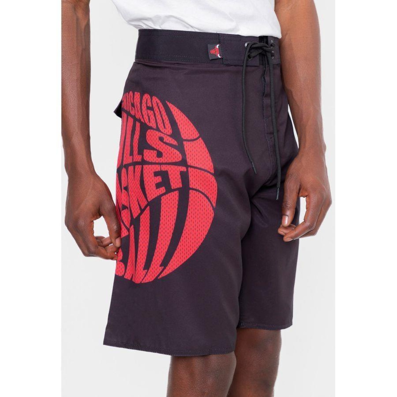 Bermuda Boardshort Nba Basketball Chicago Bulls - Masculina - Foto 2