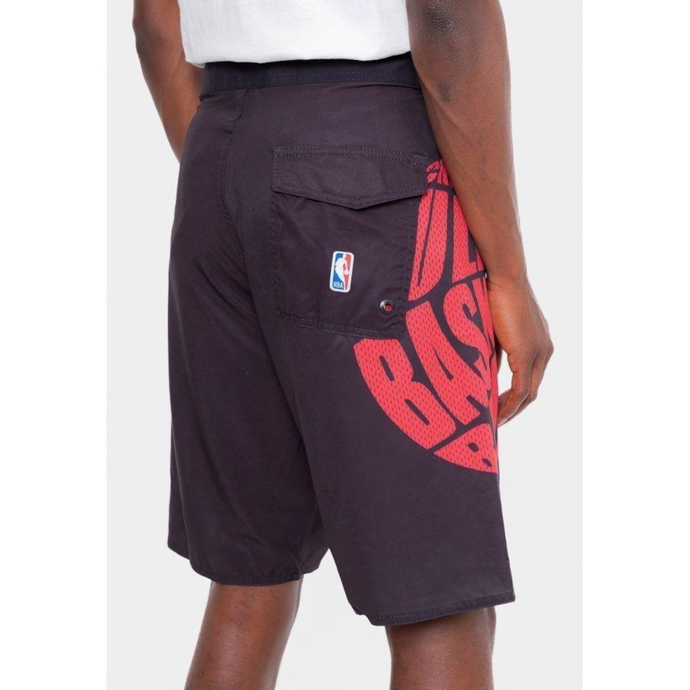 Bermuda Boardshort Nba Basketball Chicago Bulls - Masculina - Foto 3