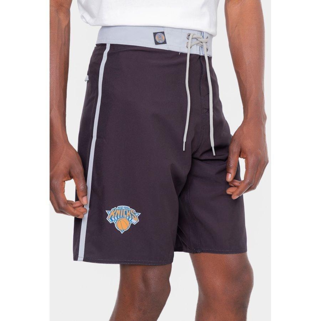 Bermuda Boardshort Nba Logo Team New York Knicks - Masculina - Foto 2