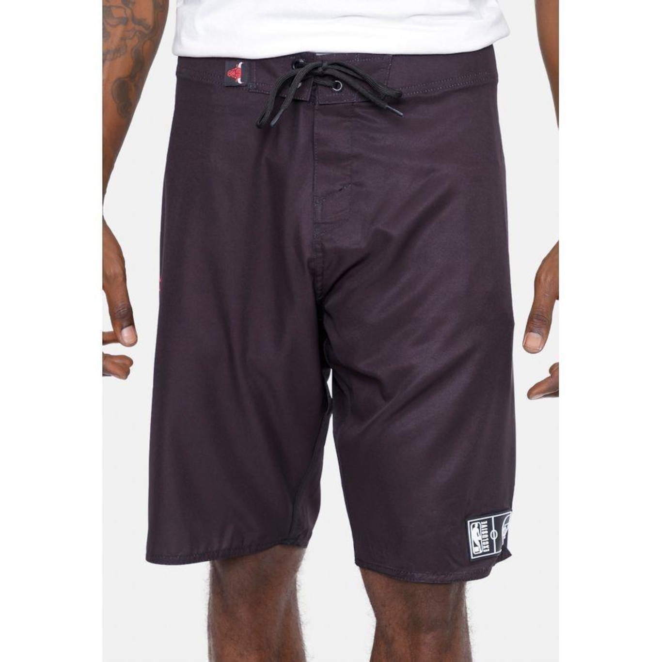 Bermuda Boardshort Nba Blur Logo Chicago Bulls - Masculina - Foto 1