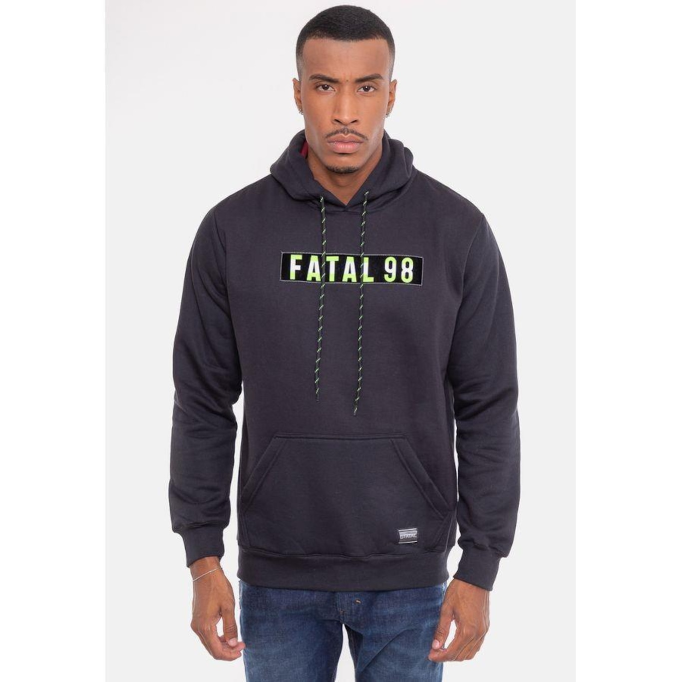 Blusão de Moletom com Capuz Fatal Fechado Piston - Masculina - Foto 3