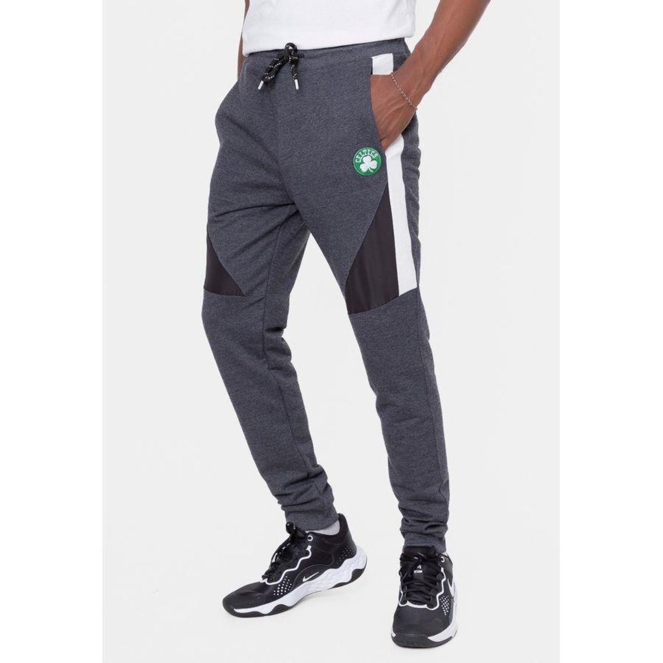 Calça de Moletom Nba Boston Celtics - Masculina - Foto 4