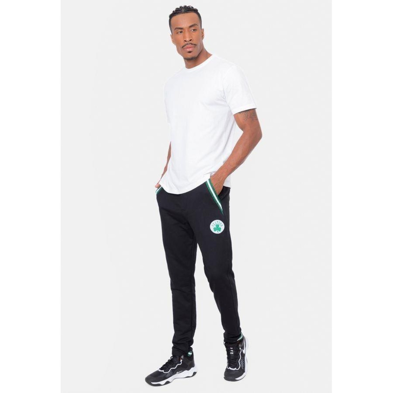 Calça de Moletom Nba Boston Celtics - Masculina - Foto 3