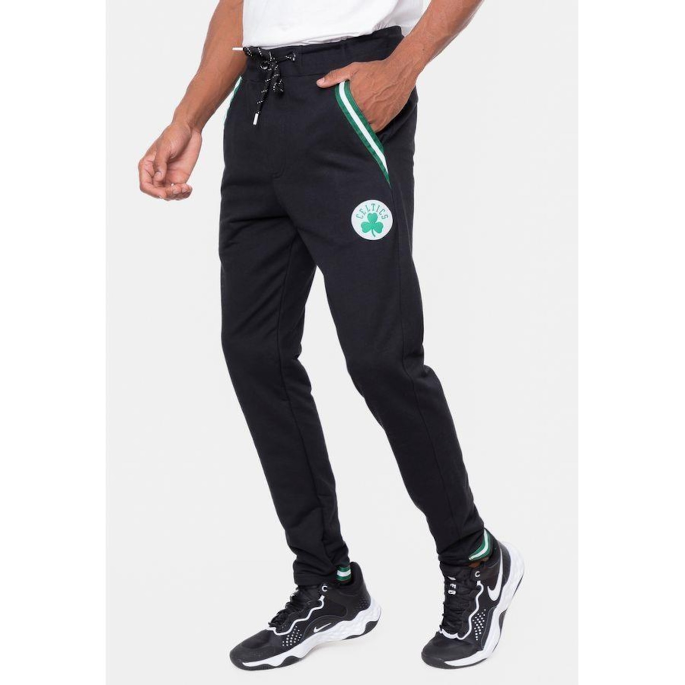 Calça de Moletom Nba Boston Celtics - Masculina - Foto 4