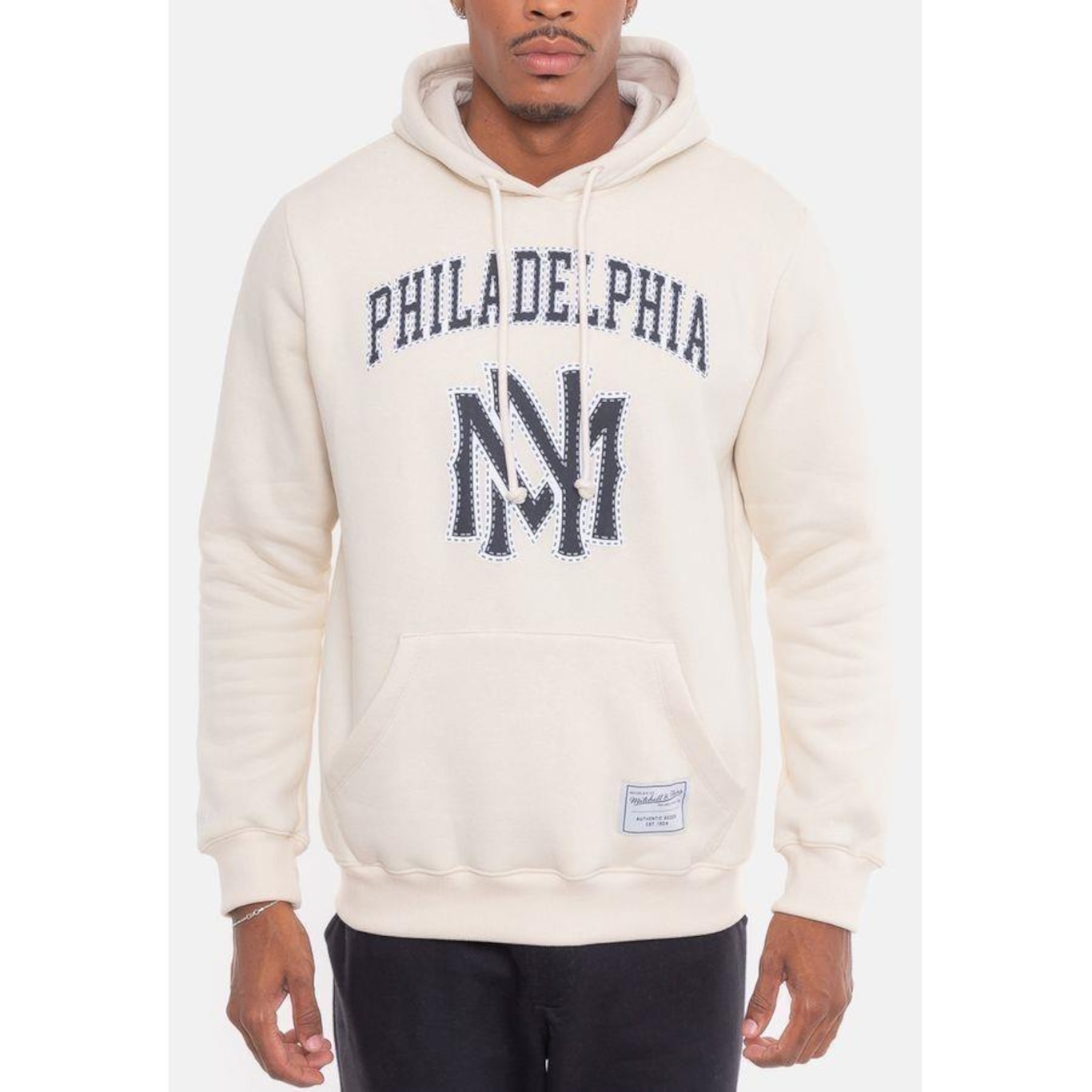 Blusão de Moletom Mitchell & Ness Philadelphia - Masculino - Foto 3