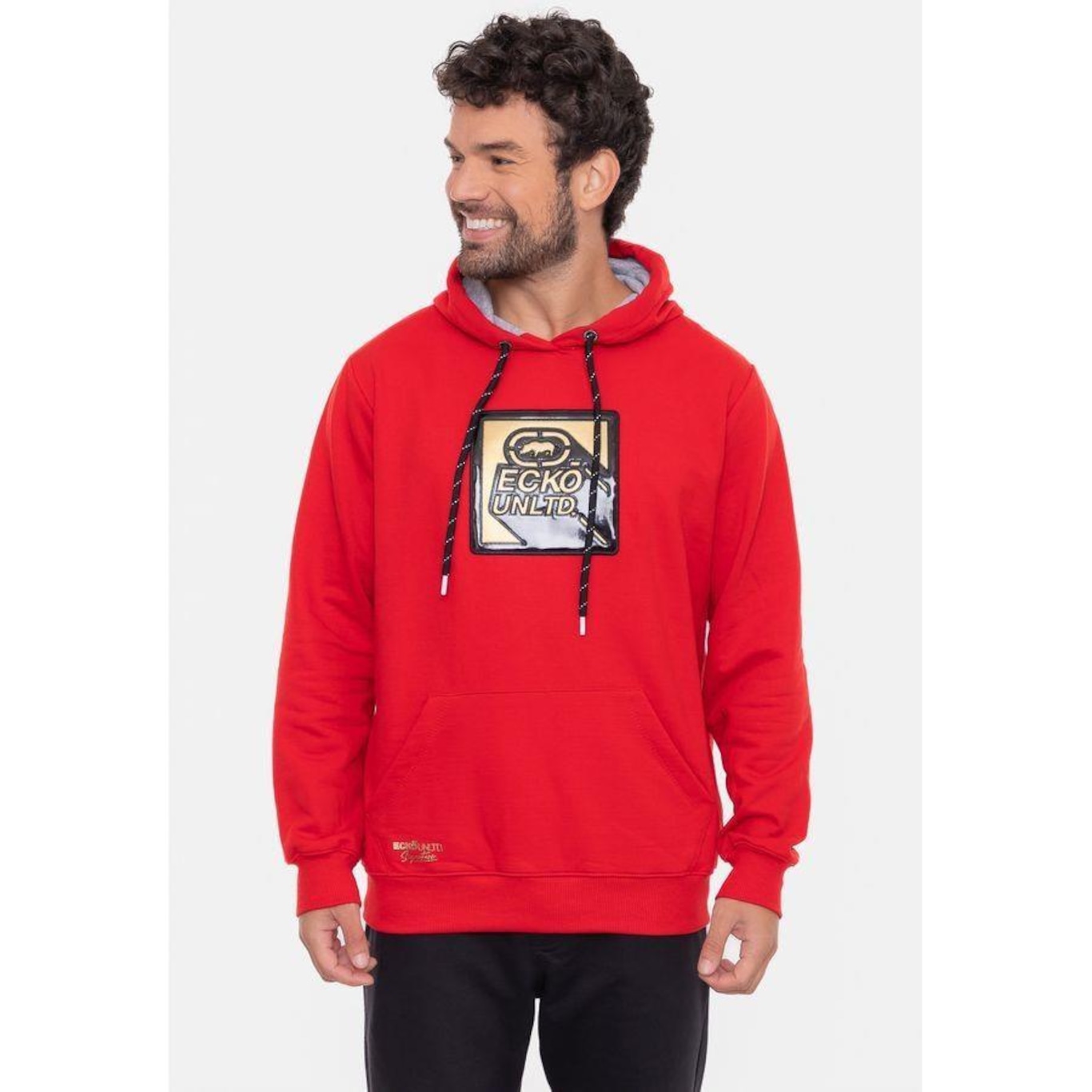 Blusão de Moletom com Capuz Ecko Ender - Masculino - Foto 3