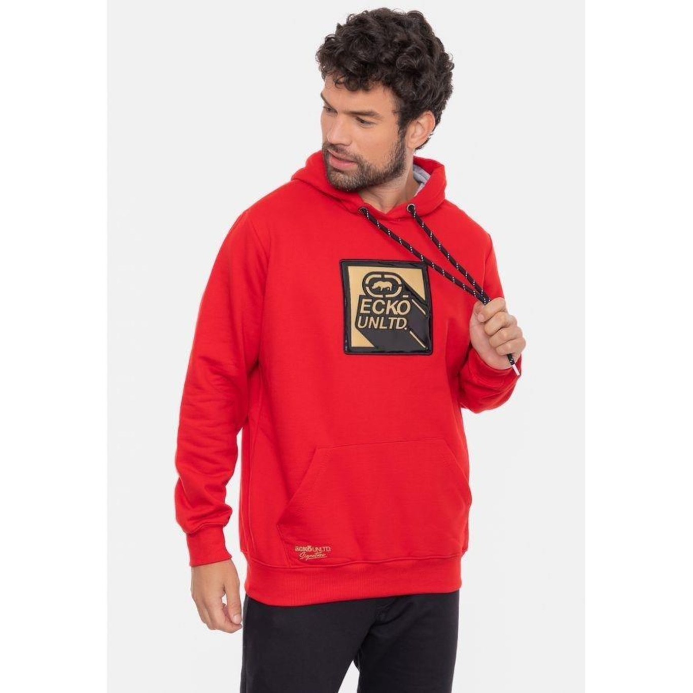 Blusão de Moletom com Capuz Ecko Ender - Masculino - Foto 4