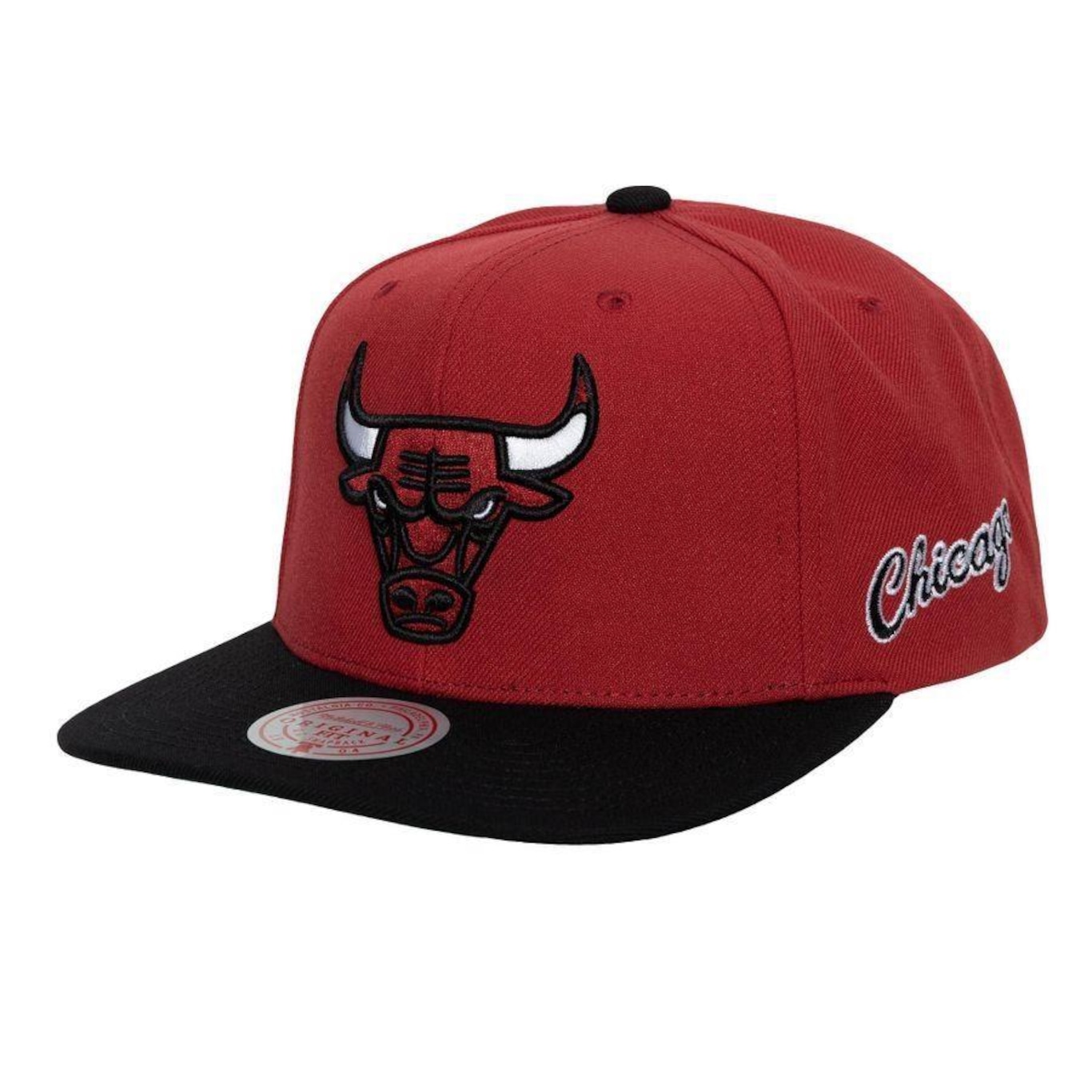 Boné Aba Reta Mitchell & Ness Nba Hwc Chicago Bulls - Snapback - Unissex - Foto 1