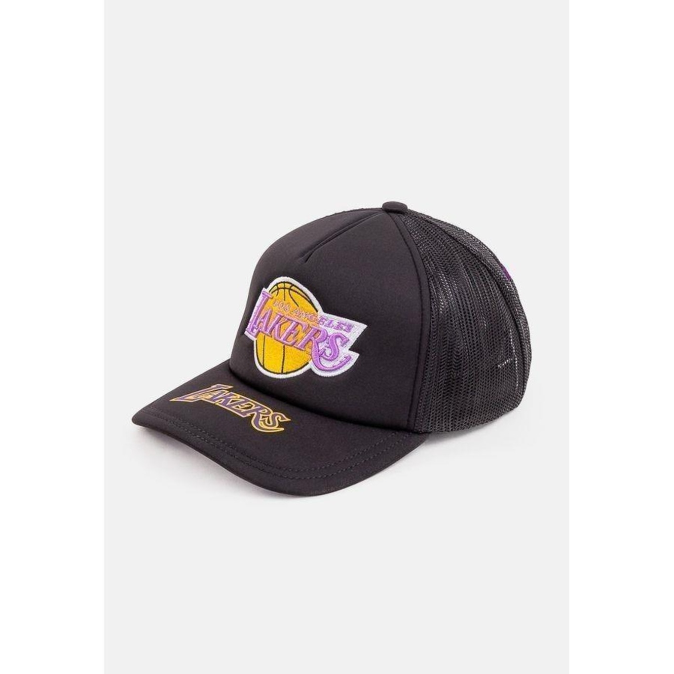 Boné Mitchell & Ness Nba Hwc Los Angeles Lakers - Trucker - Snapback - Adulto - Foto 3