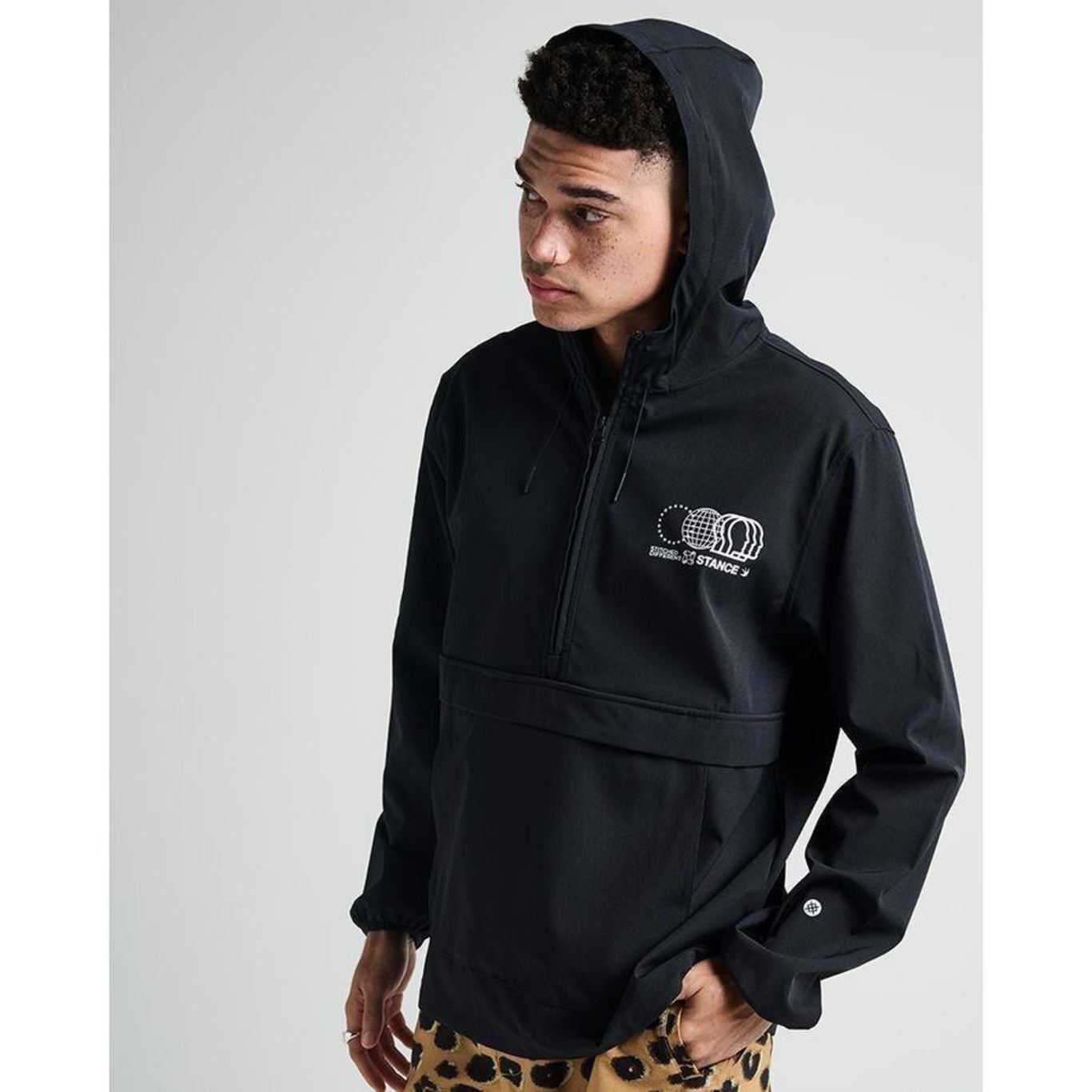 Blusão com Capuz Stance Complex Anorak - Masculino - Foto 3