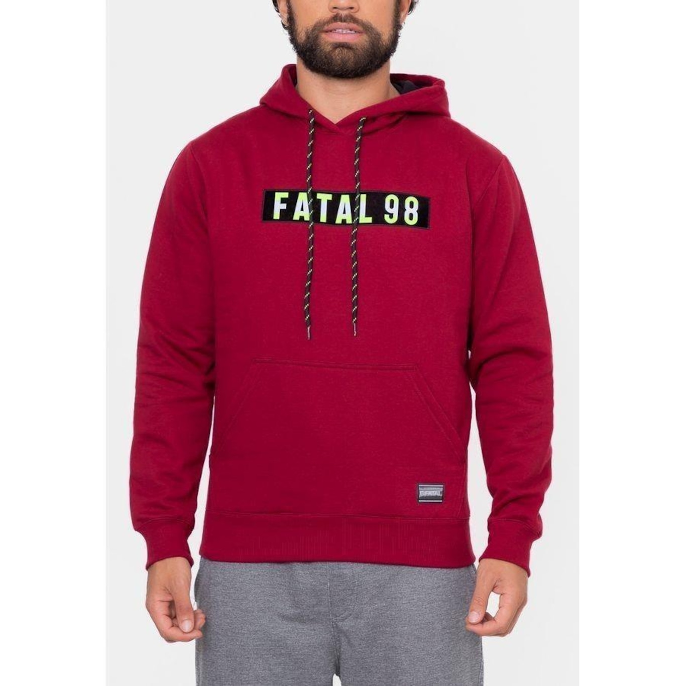 Blusão de Moletom com Capuz Fatal Piston - Masculina - Foto 3