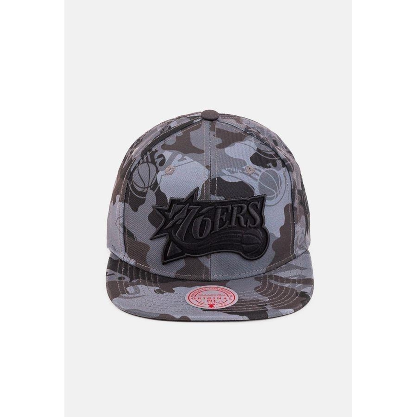 Boné Aba Reta Mitchell & Ness Nba Camo Hwc Philadelphia 76Ers - Adulto - Foto 4