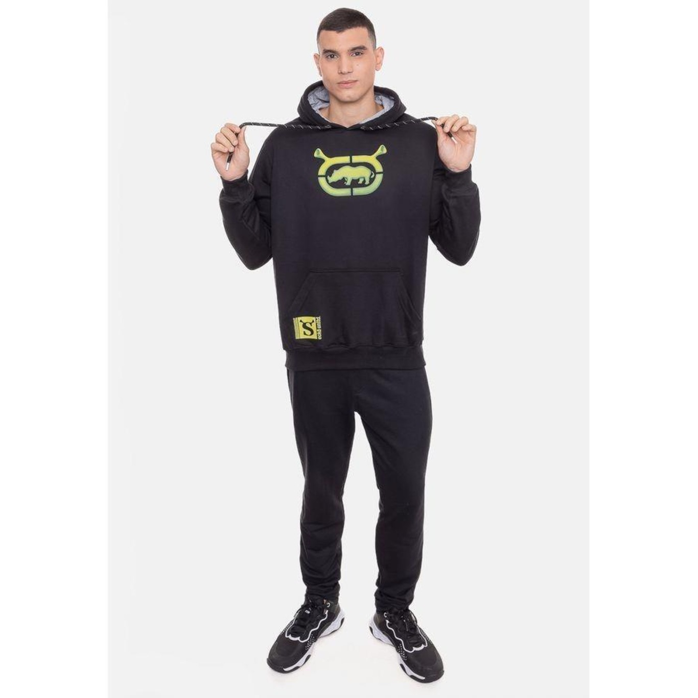 Blusão de Moletom com Capuz Ecko Green - Masculino - Foto 3