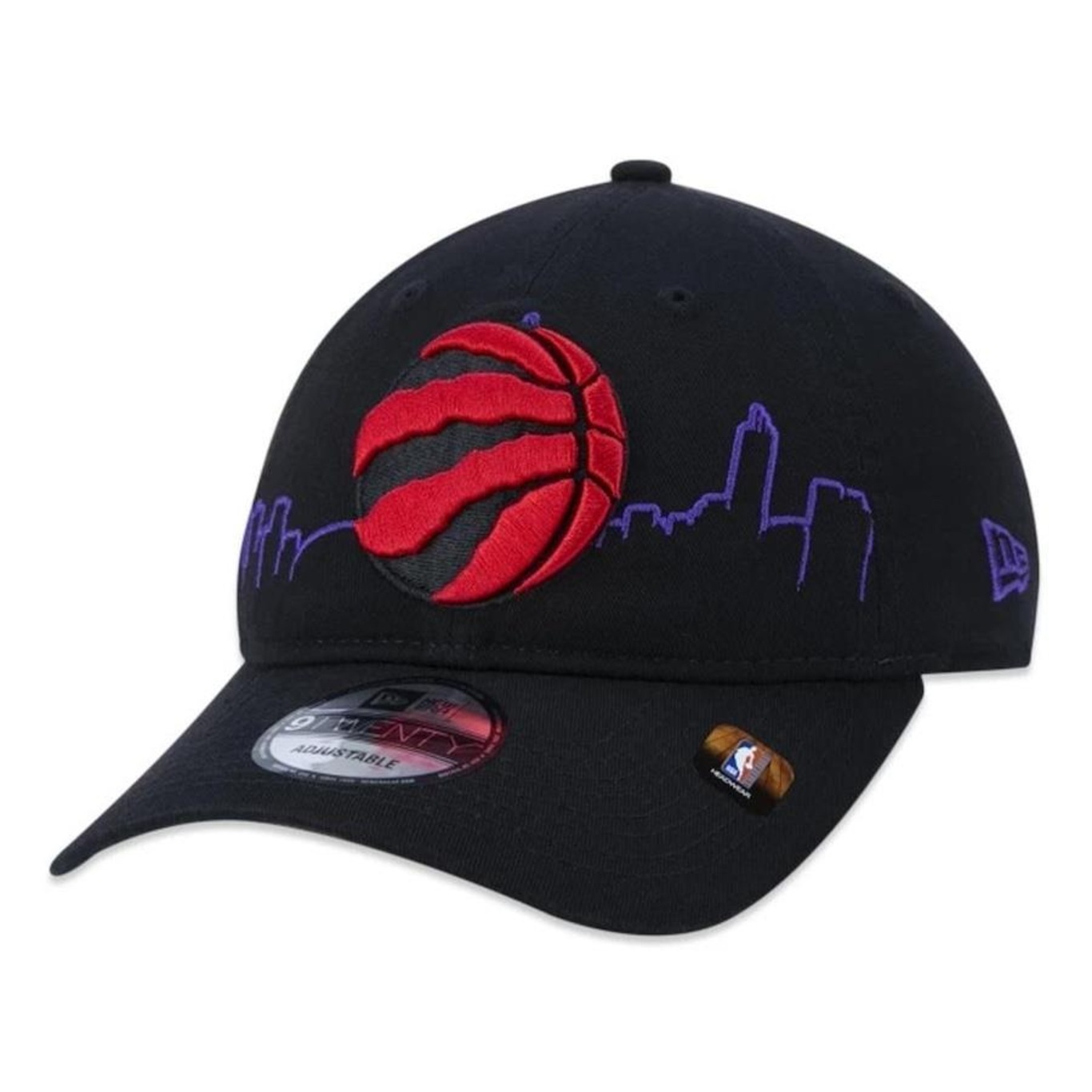 Boné Aba Curva New Era 920 Toronto Raptors Tip Off - Strapback - Adulto - Foto 3