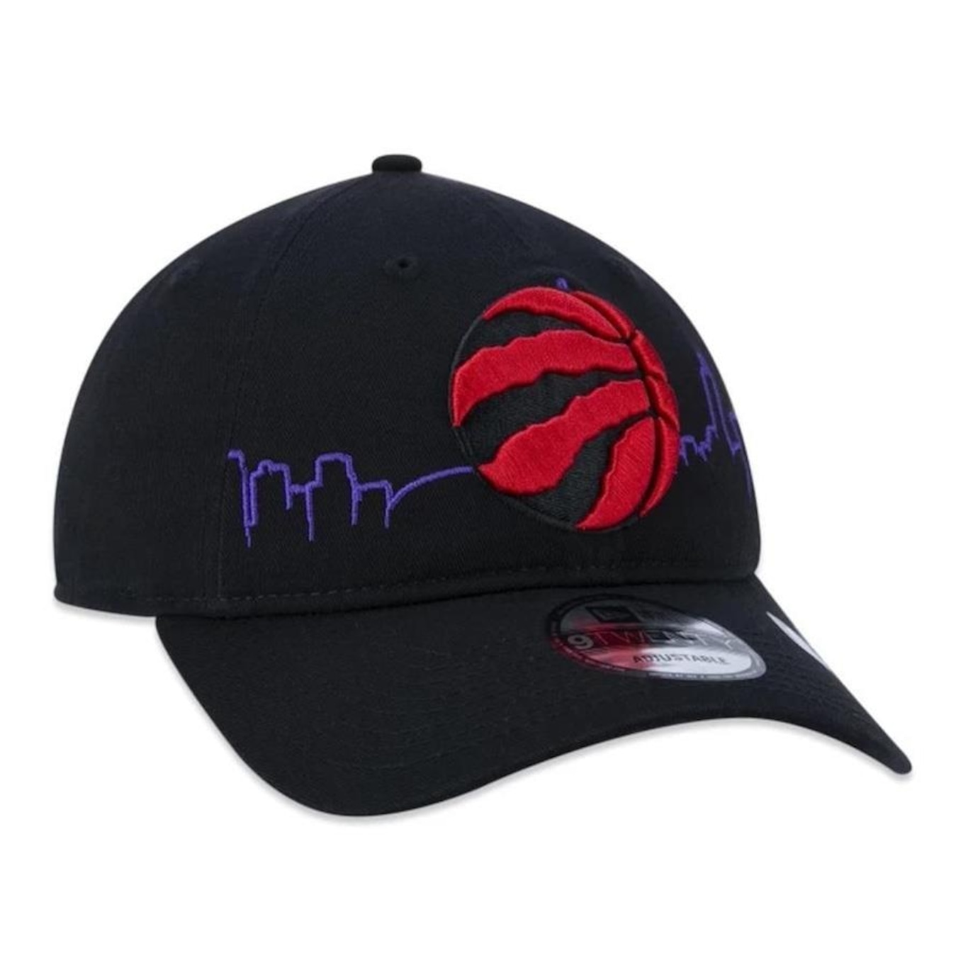 Boné Aba Curva New Era 920 Toronto Raptors Tip Off - Strapback - Adulto - Foto 4