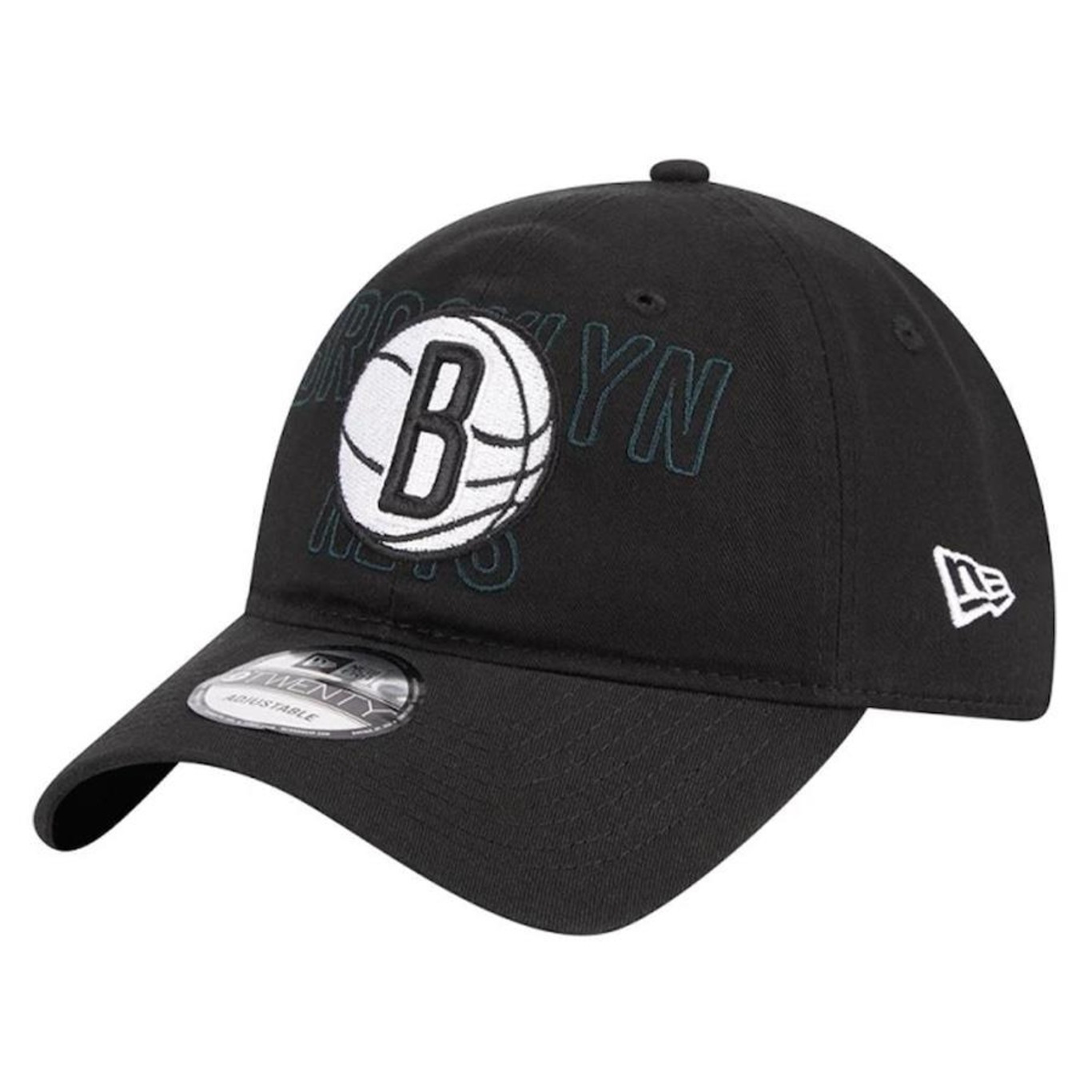 Boné Aba Curva New Era 920 Brooklyn Nets Draft - Strapback - Adulto - Foto 1