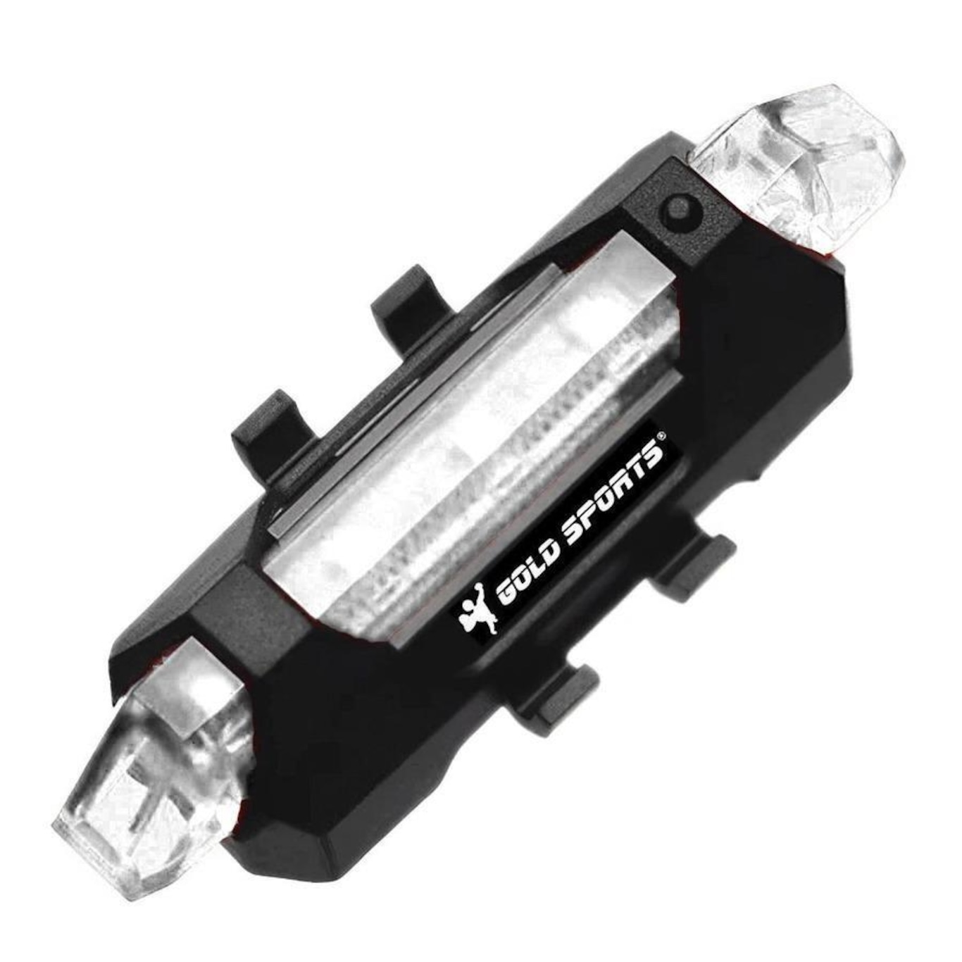 Lanterna para Bike Sinalizadora Gold Sports Led Clear 4 Modos Funções Cabo Usb Recarregável - Foto 4