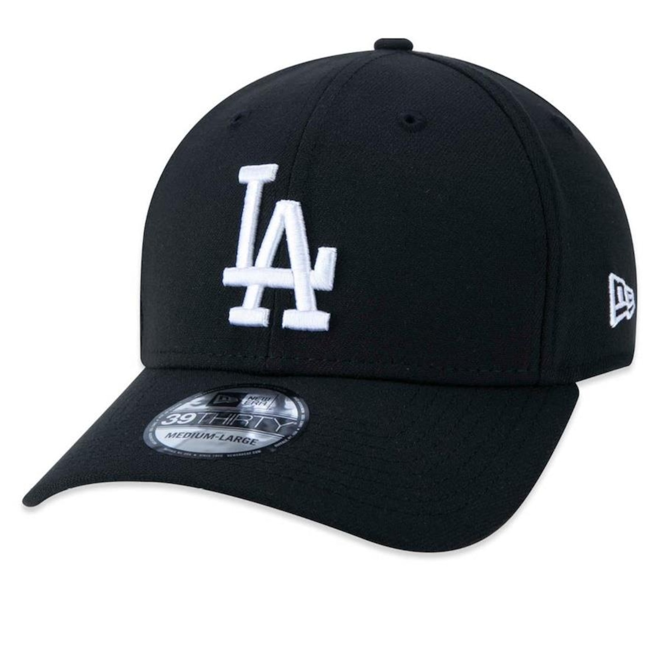 Boné Aba Curva New Era 39Thirty Mlb Los Angeles Dodgers - Fechado - Masculino - Foto 1