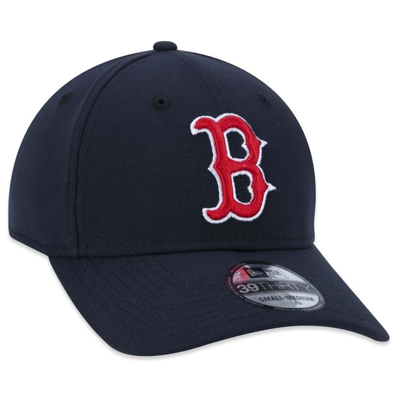 Boné Aba Curva New Era 39Thirty Mlb Boston Red Sox - Fechado - Masculino - Foto 1