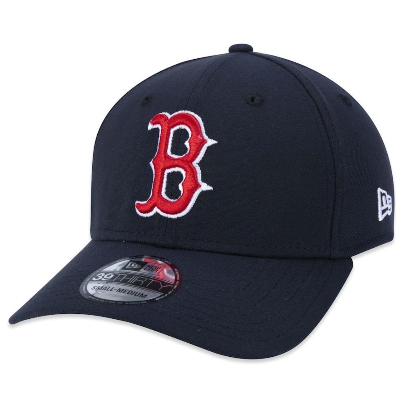 Boné Aba Curva New Era 39Thirty Mlb Boston Red Sox - Fechado - Masculino - Foto 2