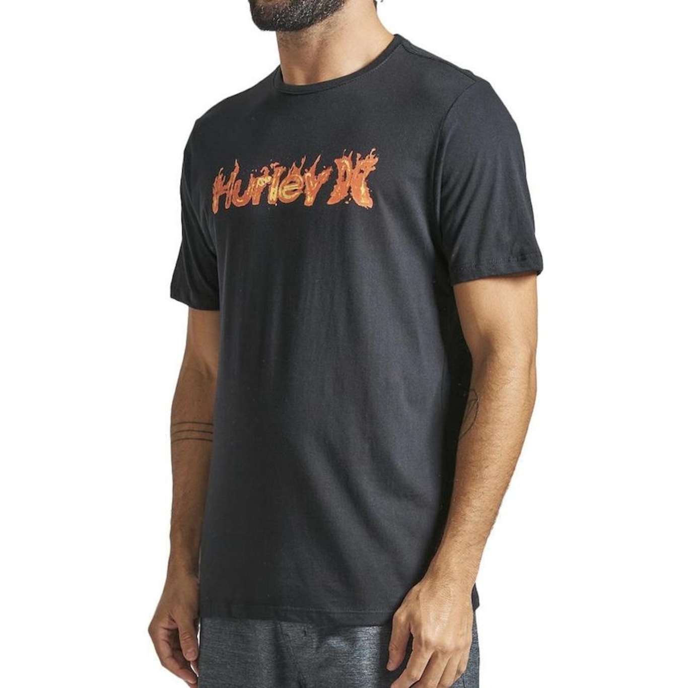 Camiseta Hurley O&O Fire Sm24 - Masculina - Foto 3