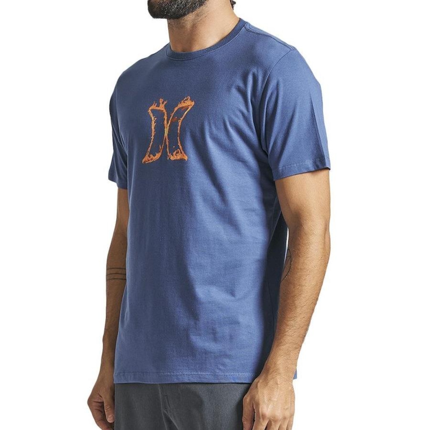 Camiseta Hurley Icon Fire Sm24 - Masculina - Foto 3