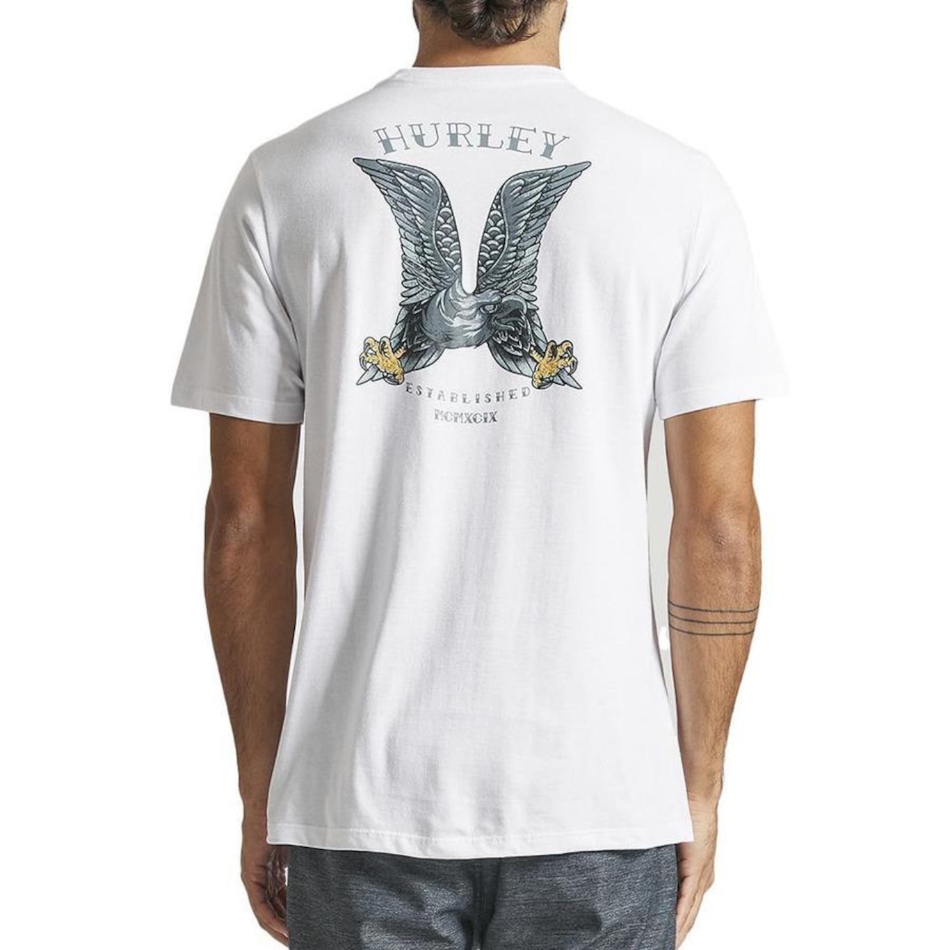 Camiseta Hurley Eagle Sm24 - Masculina - Foto 3