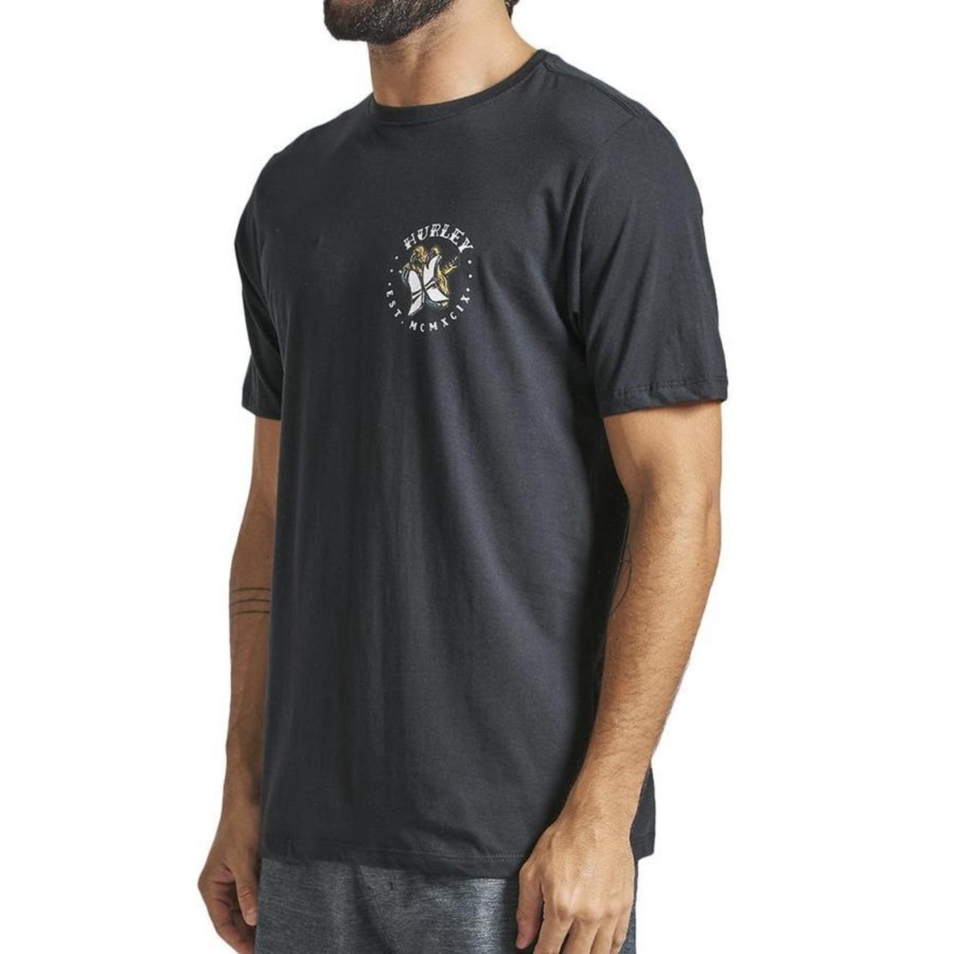 Camiseta Hurley Eagle Sm24 - Masculina - Foto 2