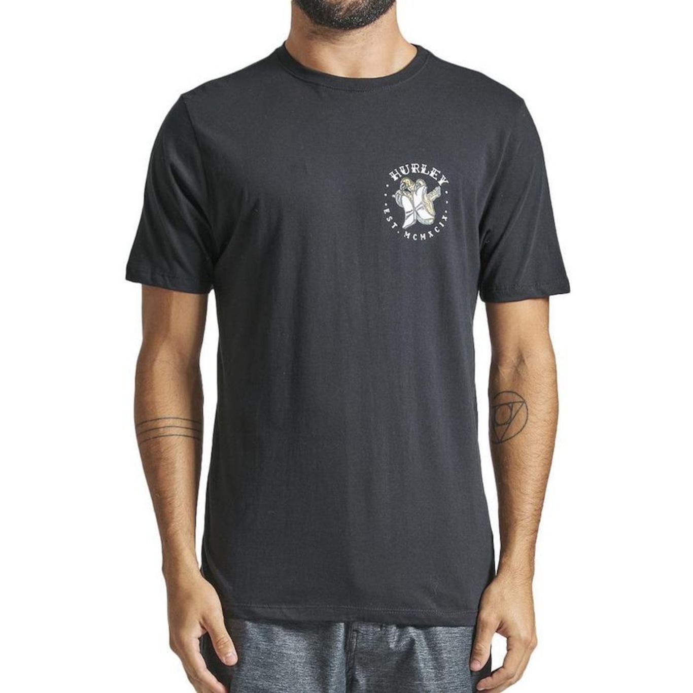 Camiseta Hurley Eagle Sm24 - Masculina - Foto 3