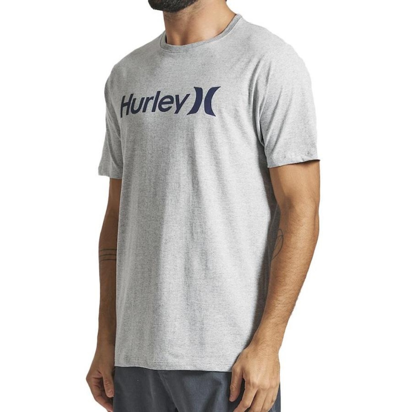 Camiseta Hurley O&O Solid Sm24 - Masculina - Foto 3