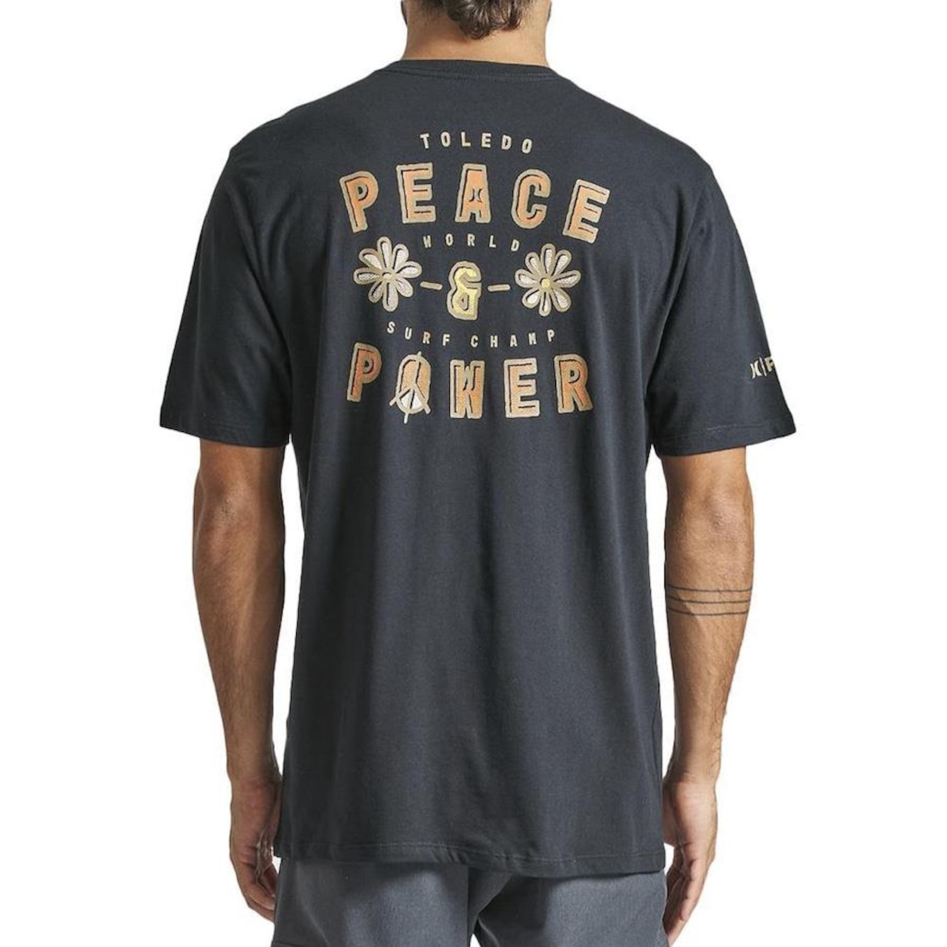 Camiseta Hurley Peace & Power Sm24 - Masculina - Foto 2