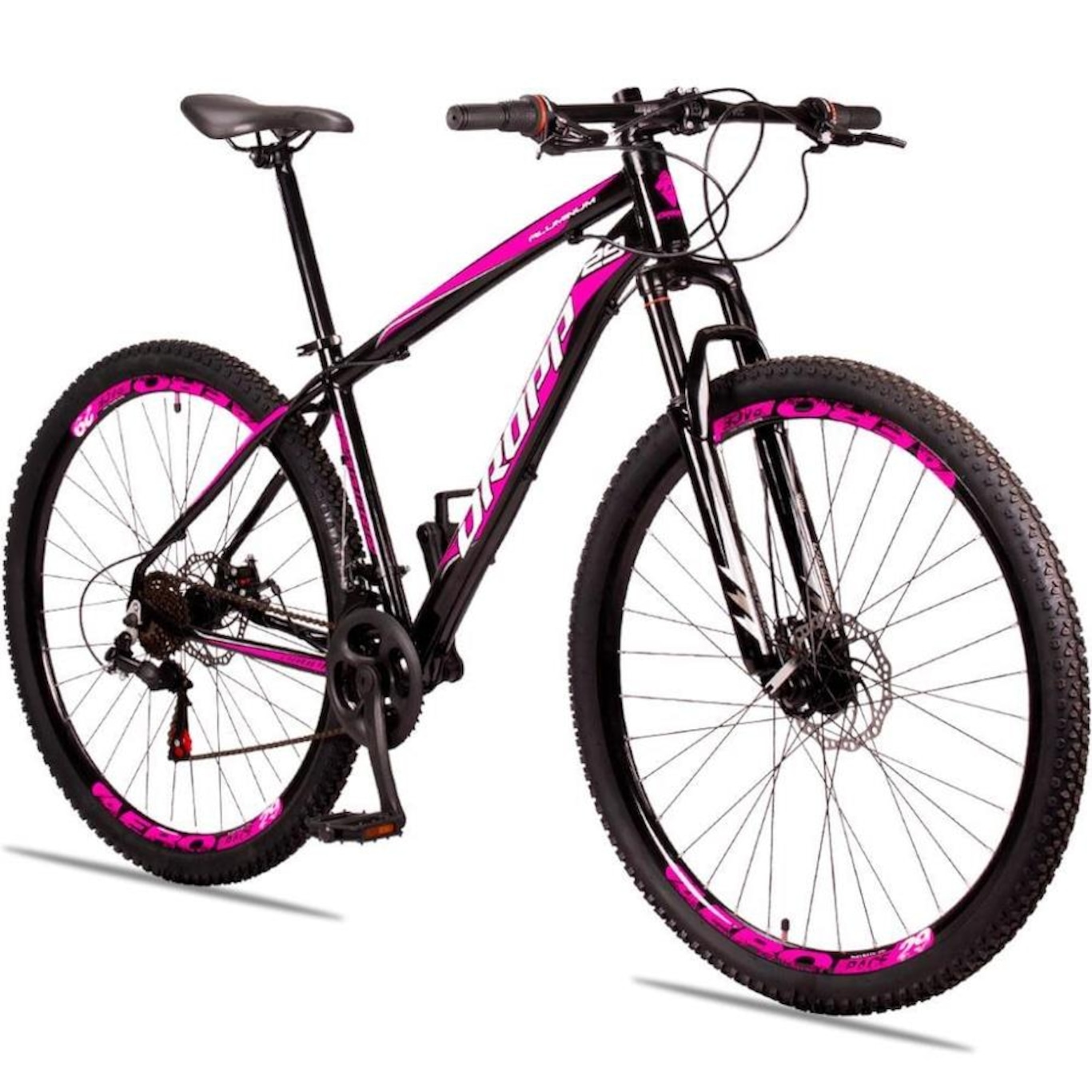 Bicicleta Aro 29 Dropp Aluminum - Freio a Disco e Suspensão Dianteira - Câmbio Importado - 21 Marchas - Adulto - Foto 1