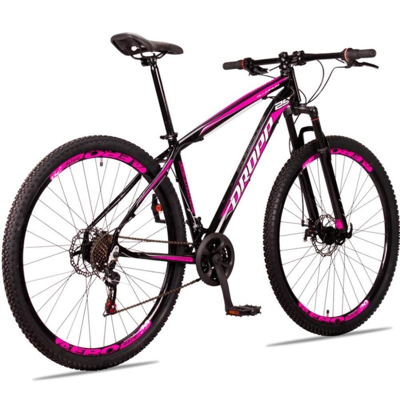 Bicicleta Aro 29 Dropp Aluminum - Freio a Disco e Suspensão Dianteira - Câmbio Importado - 21 Marchas - Adulto - Foto 5