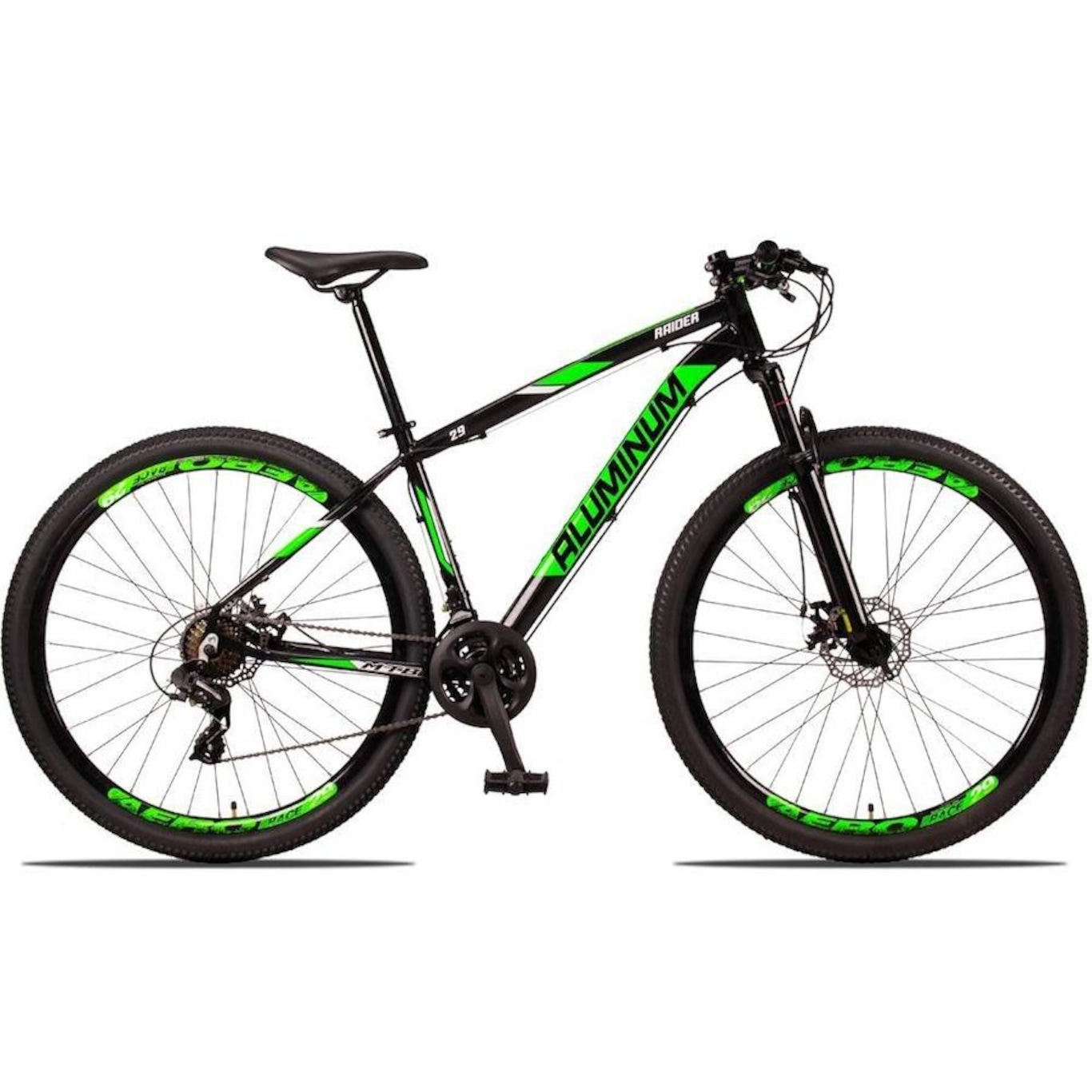 Bicicleta Aluminum Raider Aro 29 - Freio a Disco - Index - 24V - Adulto - Foto 6