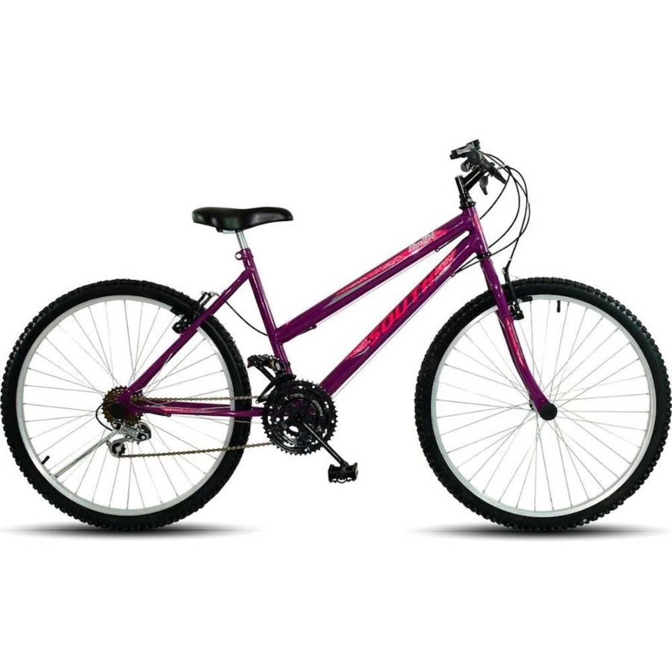 Bicicleta South Love Girl Aro 26 Freio V-Brake 18 Marchas - Feminina - Foto 1