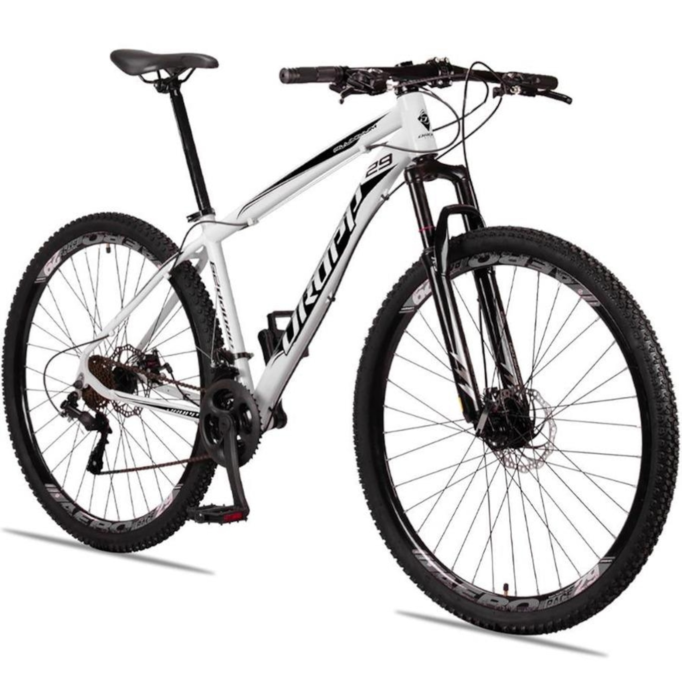 Bicicleta Aro 29 Dropp Aluminum - Câmbio Traseiro Shimano - Freio A Disco Bike Mtb Alumínio - 24V - Adulto - Foto 1