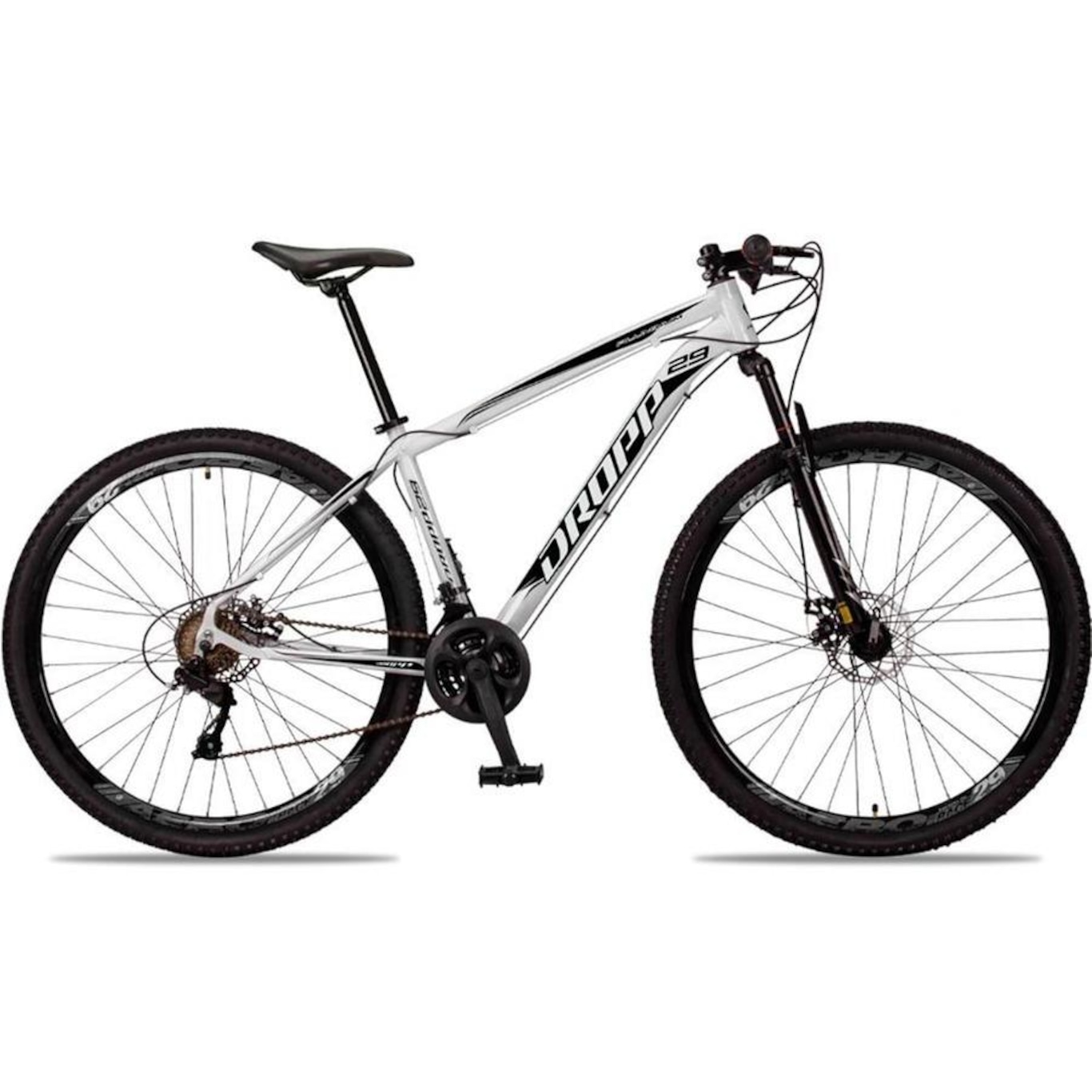 Bicicleta Aro 29 Dropp Aluminum - Câmbio Traseiro Shimano - Freio A Disco Bike Mtb Alumínio - 24V - Adulto - Foto 2