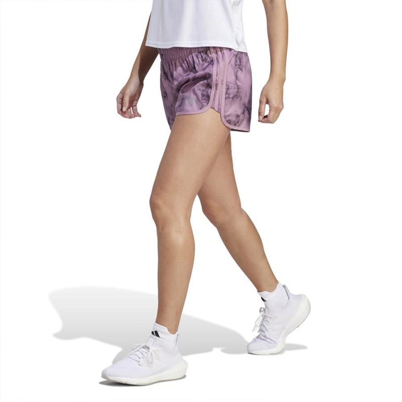 Shorts adidas Marathon 20 Allover Print - Feminino - Foto 1