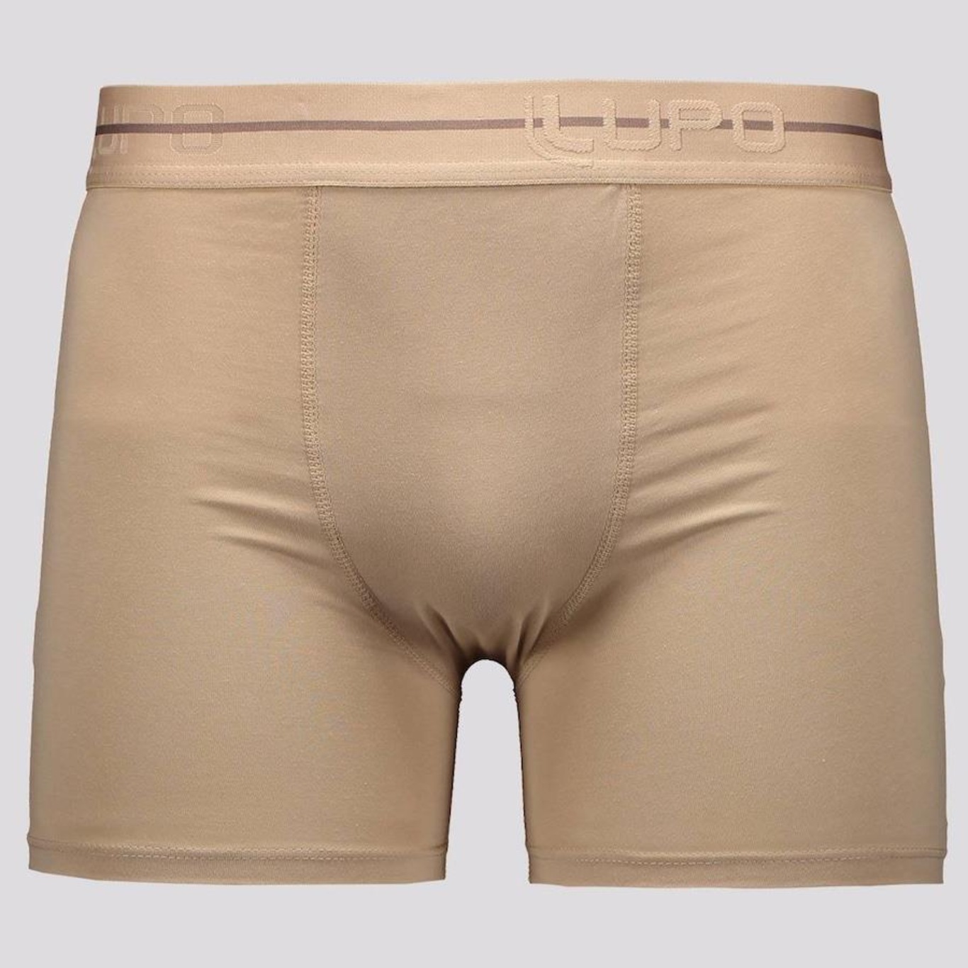 Cueca Boxer Lupo Cotton Elastic Touch - Adulto - Foto 1