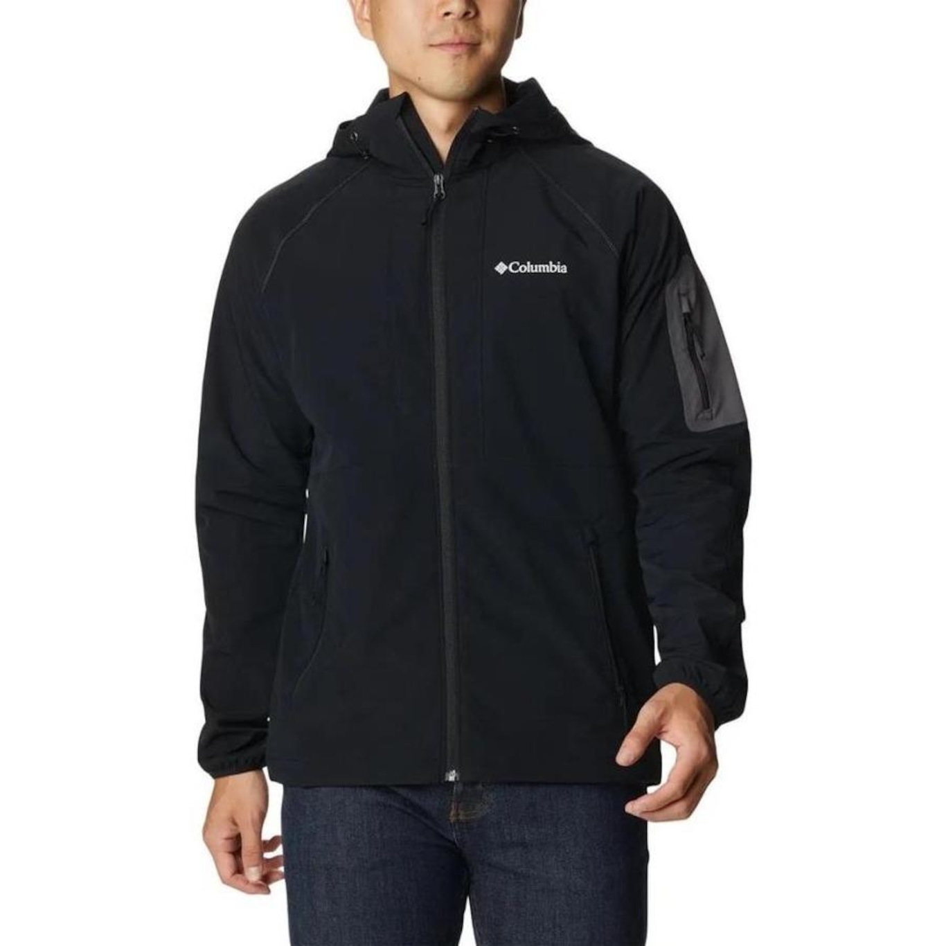 Jaqueta com Capuz Columbia Tall Heights Hooded Softshell - Masculina - Foto 6