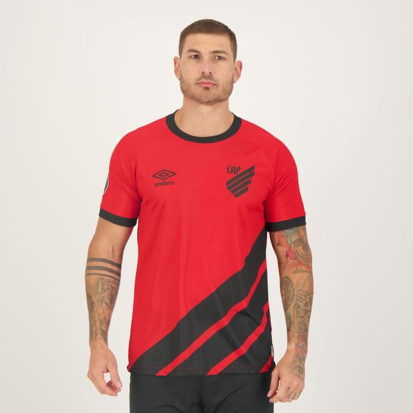 Camisa do Athletico-PR I 2023 Libertadores Umbro - Masculina - Foto 1