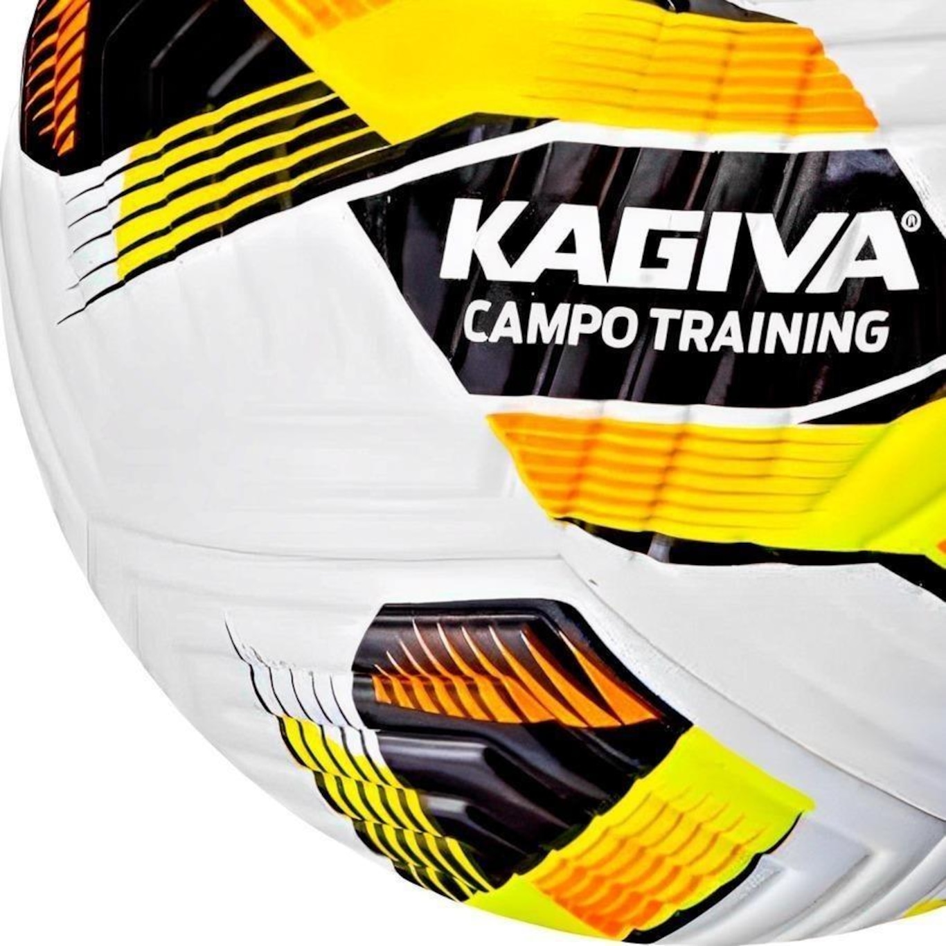 Bola Para Campo C11 Training 4 Kagiva Cor Branco, Amarelo E Preto