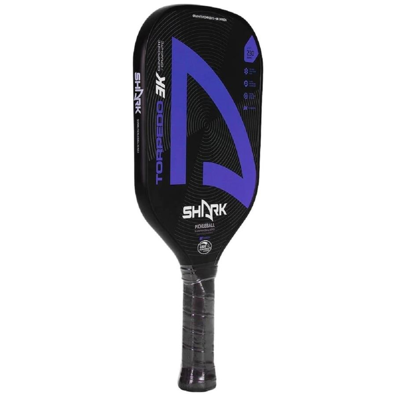 Raquete de Pickleball Shark Torpedo - Adulto - Foto 2