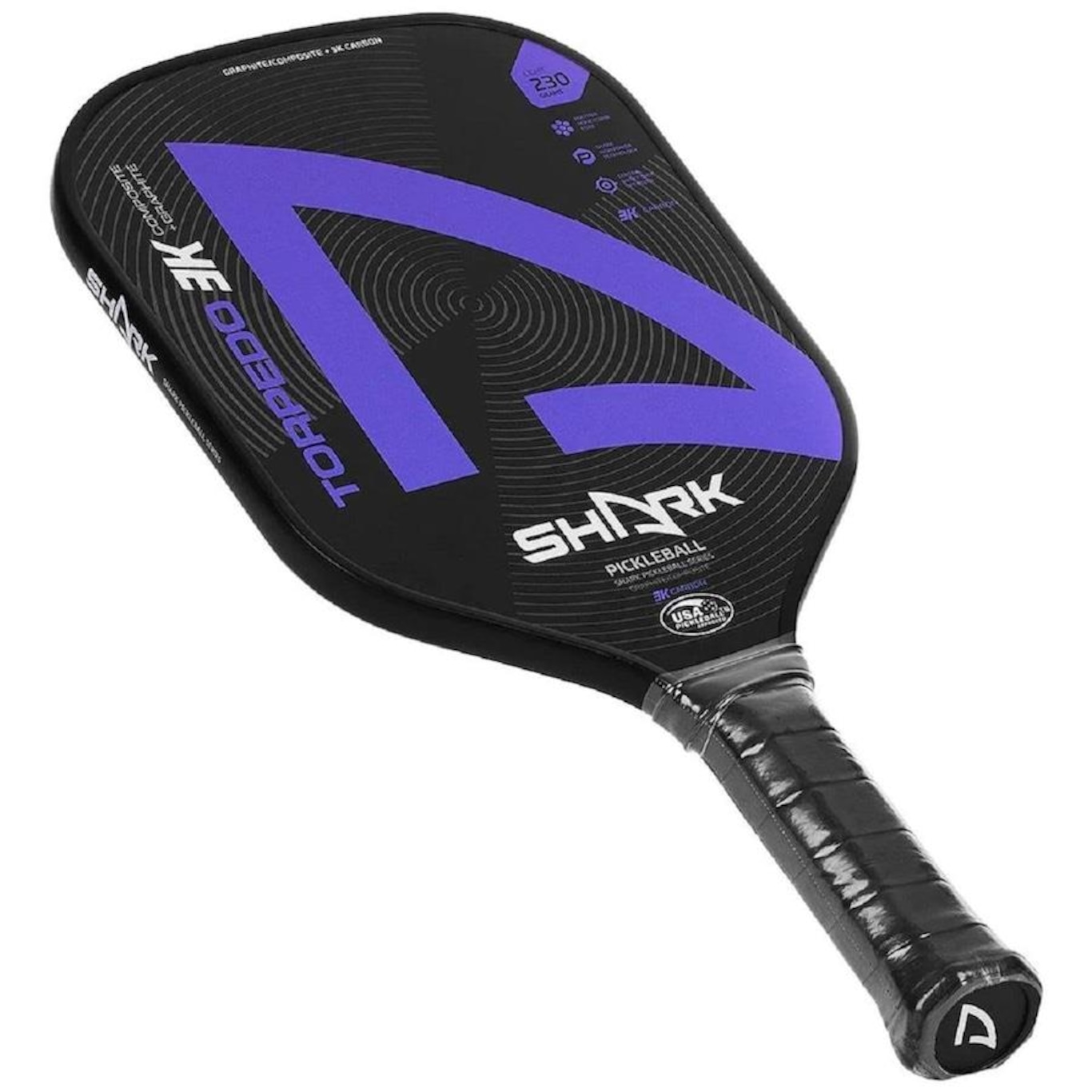 Raquete de Pickleball Shark Torpedo - Adulto - Foto 3