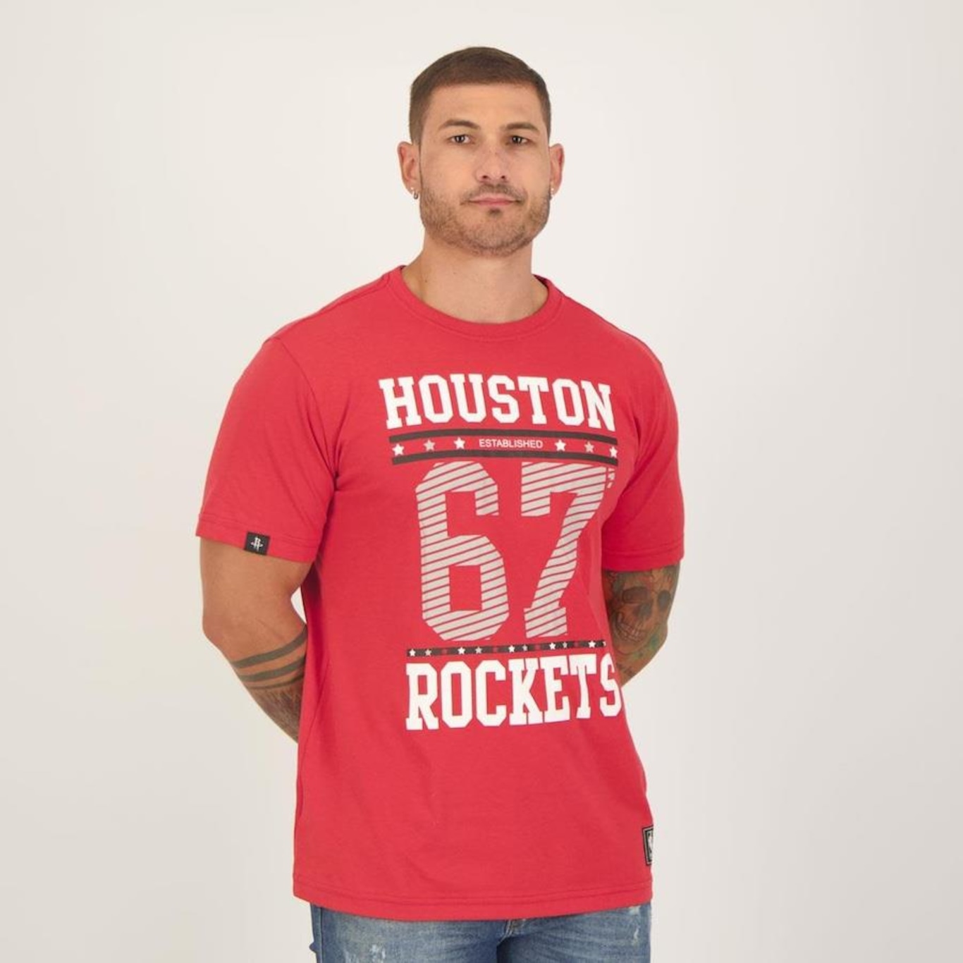 Camiseta NBA Year Houston - Masculina - Foto 1