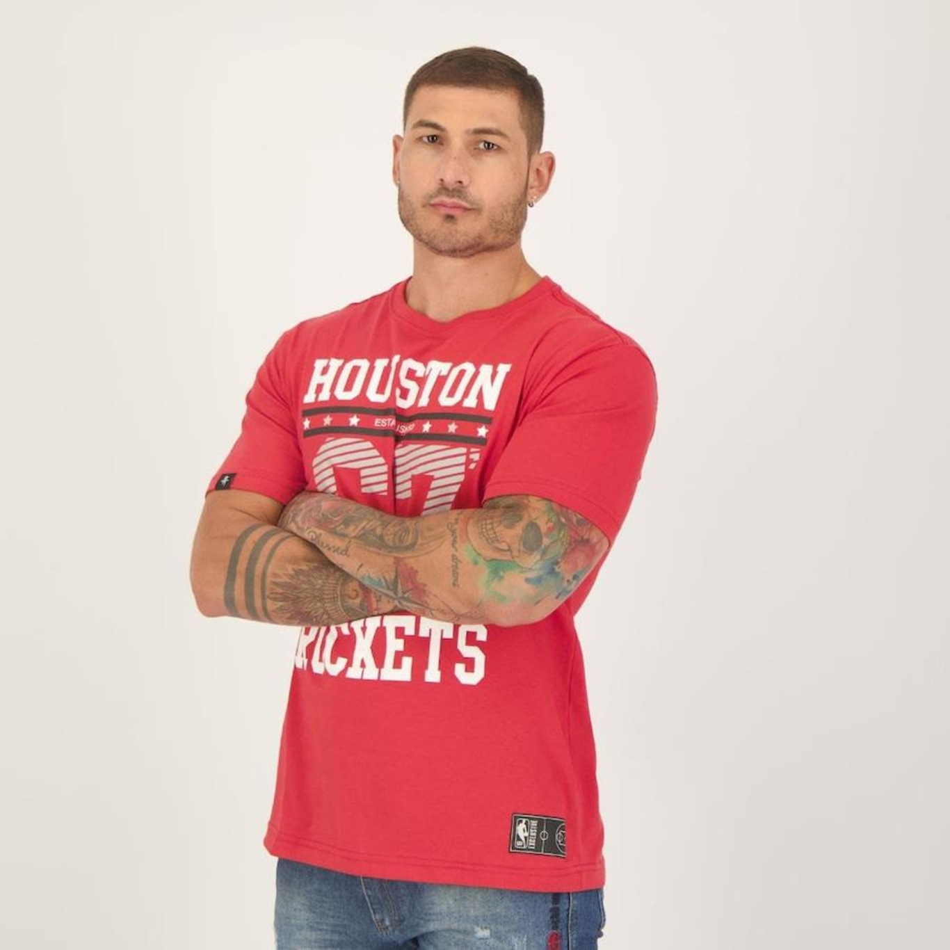 Camiseta NBA Year Houston - Masculina - Foto 4